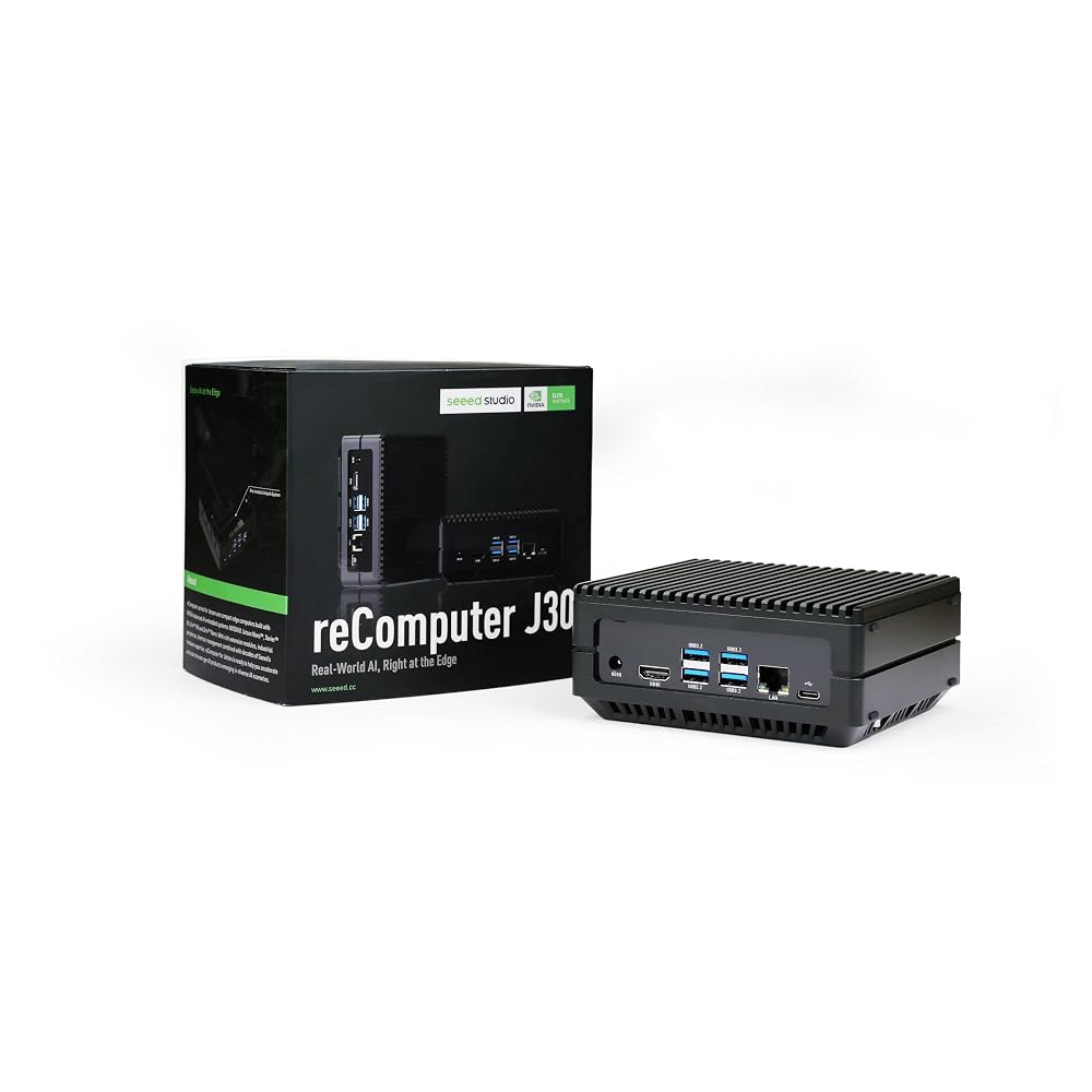 엣지 AI 컴퓨터 reComputer J3010 제트슨 오린 나노 4GB USB3.2 와이파이 블루투스 - 상품 이미지