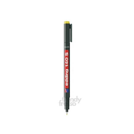 TF협력사 그릿드 에딩 OHP펜 140S 노랑 0.3mm 10p 유성마커 필기용펜
