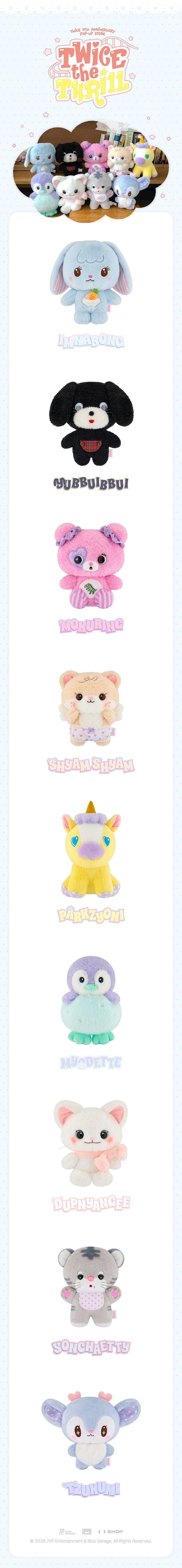 TDOONGZ Plush Original Version — TWICE