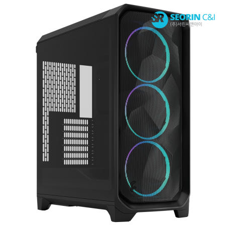 프렉탈디자인 [서린공식] 프렉탈디자인 Meshify 3 RGB 강화유리 블랙